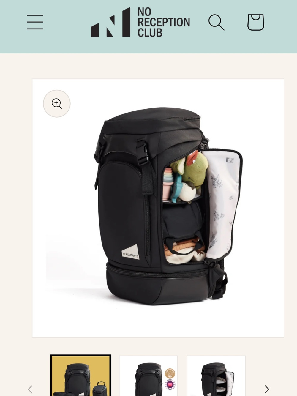 No reception club diaper bag and sidekick - Picture 2 of 10